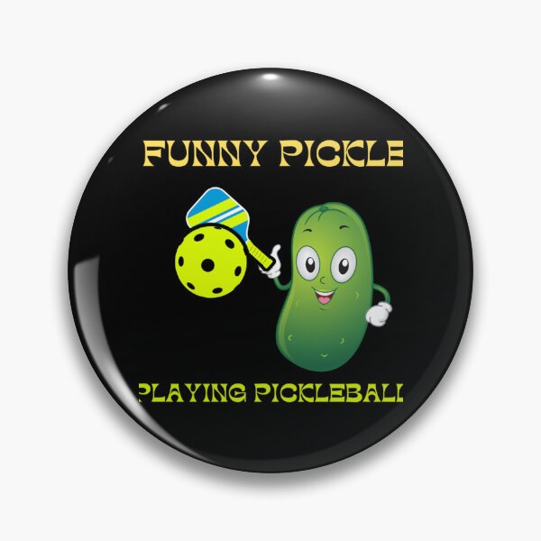 Artikelvorschau, lustige Gurke, die Pickleball spielt entworfen und verkauft von dianyagami.