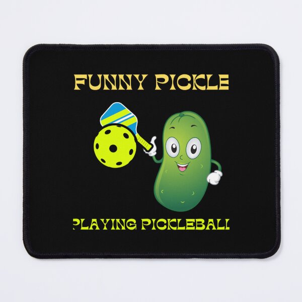 Item preview, funny pickle playing pickleball                designed and sold by dianyagami.
