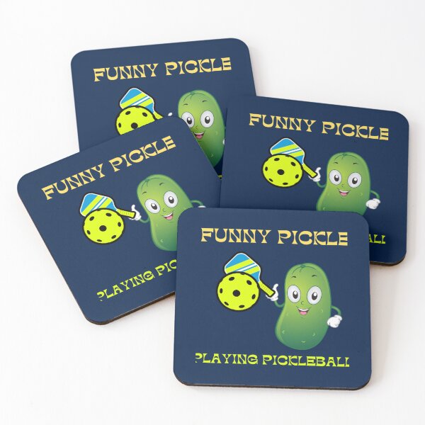 Item preview, funny pickle playing pickleball                designed and sold by dianyagami.