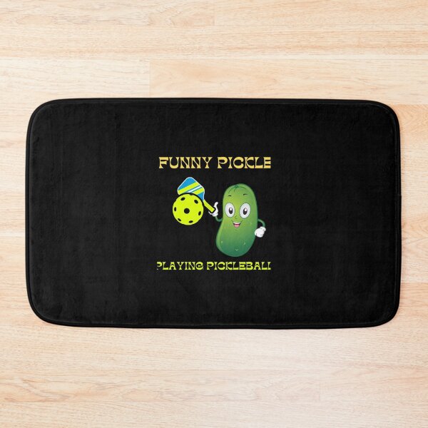 Item preview, funny pickle playing pickleball                designed and sold by dianyagami.
