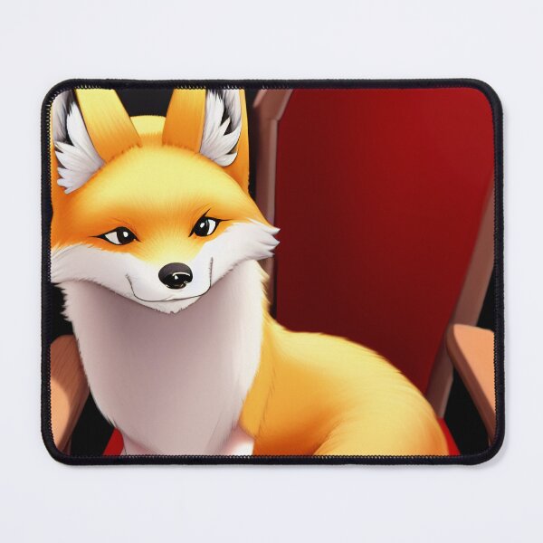 Item preview, Red Fox Sitting on Chair Smirking designed and sold by BAYFAIRE.