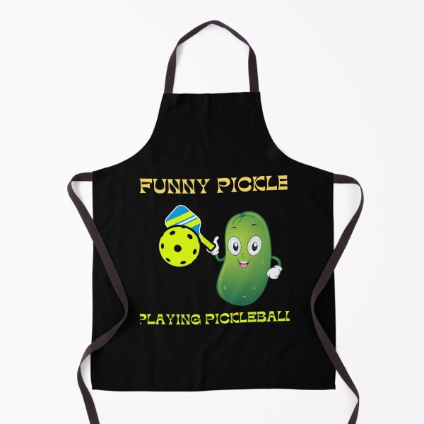 Item preview, funny pickle playing pickleball                designed and sold by dianyagami.
