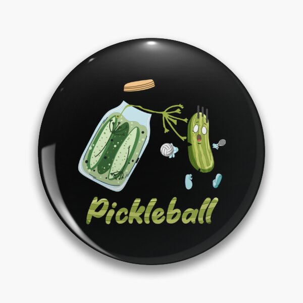 Artikelvorschau, Lustige Essiggurke, die Pickleball spielt entworfen und verkauft von dianyagami.