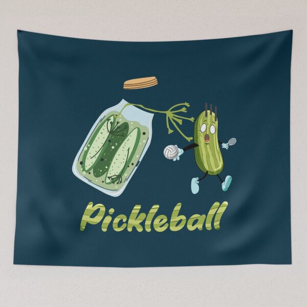 Item preview, Funny Pickle Playing Pickleball       designed and sold by dianyagami.
