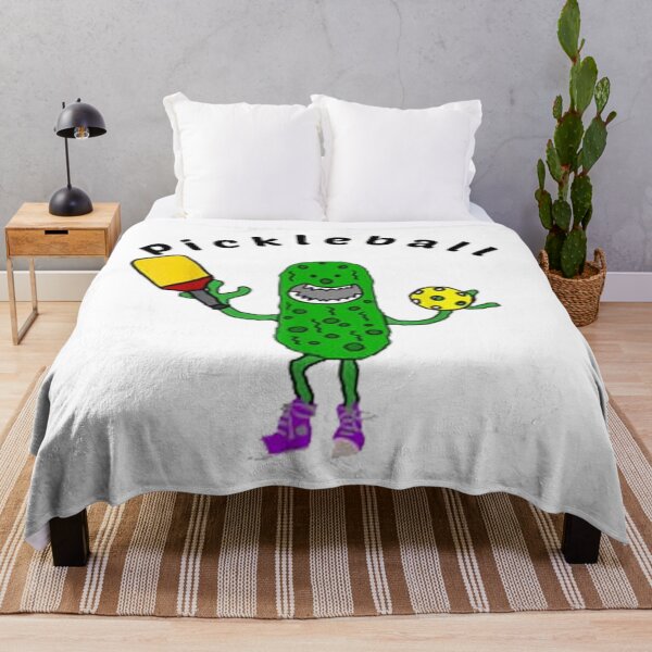 Item preview, Funny Pickle Playing Pickleball                                                  designed and sold by dianyagami.