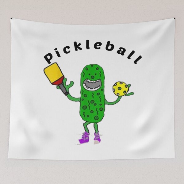 Item preview, Funny Pickle Playing Pickleball                                                  designed and sold by dianyagami.