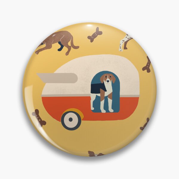 Item preview, Dog campers designed and sold by Papergrape.