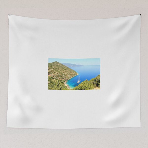 Item preview, Idyllic Cove and Ship designed and sold by Honor Kyne.