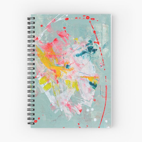 Item preview, Vitality: A colorful, neon abstract painting in blue and pink by Alyssa Hamilton Art designed and sold by Alyssa Hamilton Art.