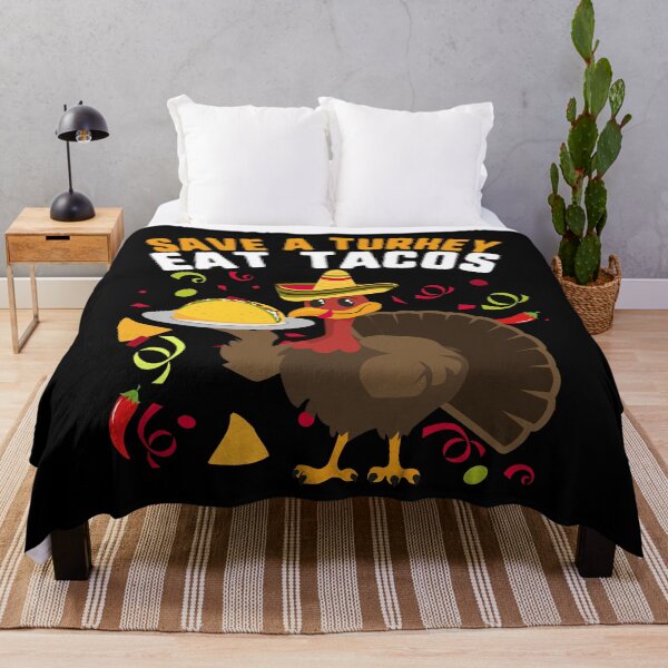 Item preview, Save A Turkey Eat Tacos Sombrero Mexican Thanksgiving designed and sold by QueenOfPrint.