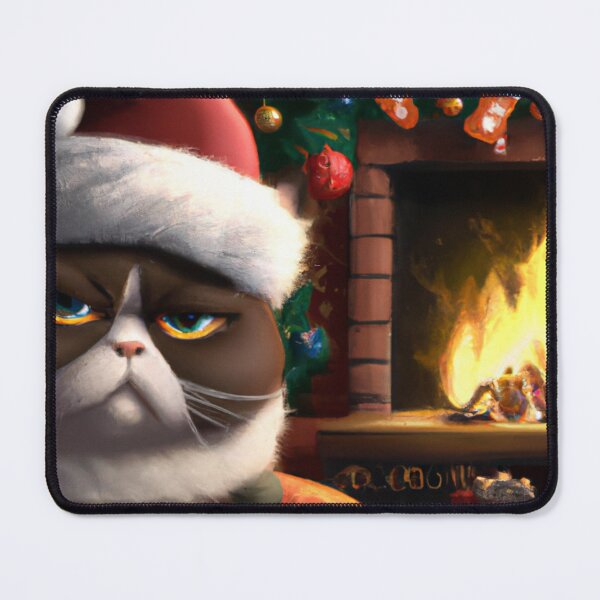 Item preview, gato de navidad designed and sold by elevatedPrints.