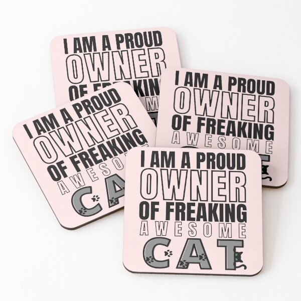 Item preview, I am a proud owner of freaking awesome cat designed and sold by Light79.