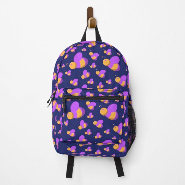 Item preview, Flight of the Purple and Orange Bees - Bee Patterns designed and sold by IJStanding.