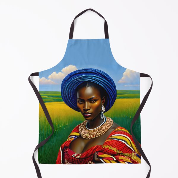 Artikelvorschau, Schöne afrikanische Dame in traditioneller Kleidung entworfen und verkauft von The-11th-Floor.