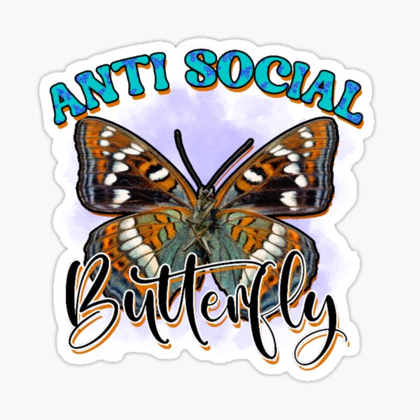 Social Butterfly — Sticker