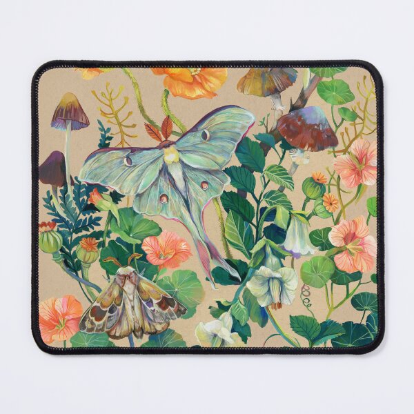 Item preview, Floral Luna Moth designed and sold by claramcallister.