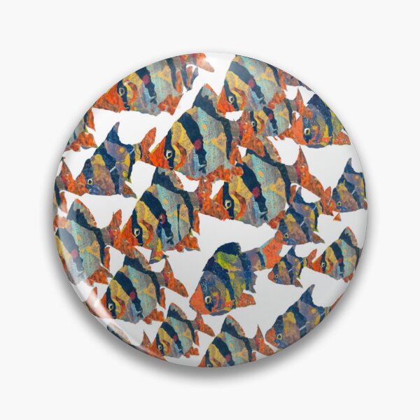 Item preview, A school of swimming Tiger Barb Fish  designed and sold by ginaisarty.
