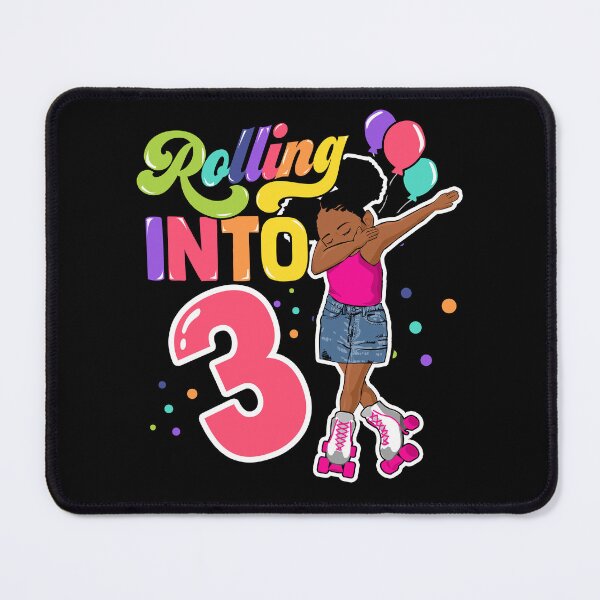 Item preview, Rolling Into 3 Years Old Dabbing Roller Skate 3rd BDay designed and sold by QueenOfPrint.