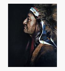 Two Moons, one of the Cheyenne chiefs who took part in the Battle of the Little Bighorn against the United States Army. 1910. Photographic Print