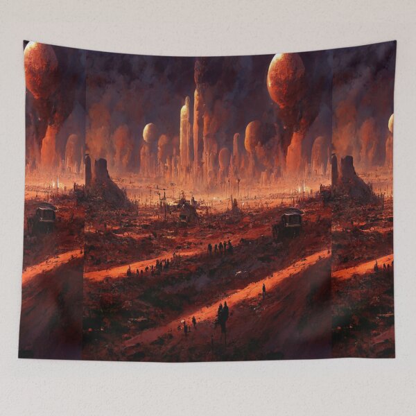 Item preview, Planet Warz - Deadbones - Deadlands of Denja "Planet Hellcabone" designed and sold by Brazz Official.