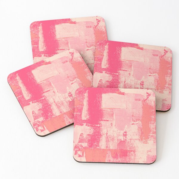 Item preview, Bubblegum: a pretty, abstract painting in pinks and orange by Alyssa Hamilton Art designed and sold by Alyssa Hamilton Art.