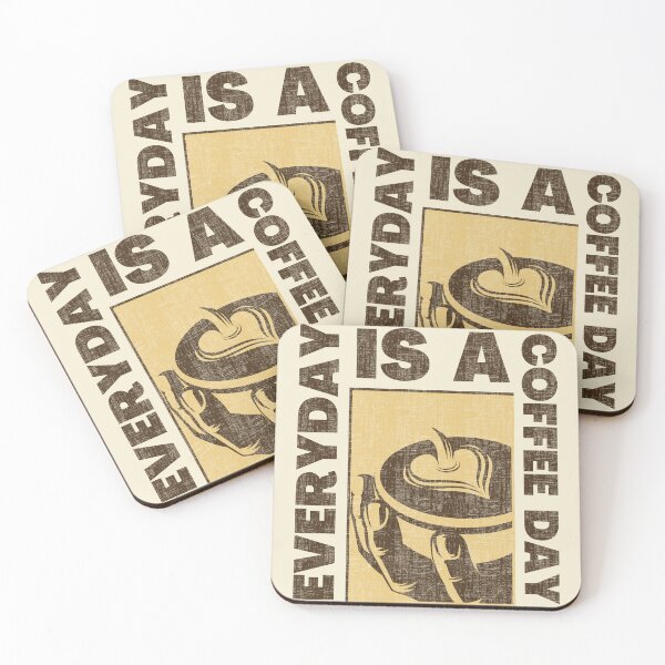 Item preview, Everyday is a coffee day - Funny coffee quote designed and sold by yococo.