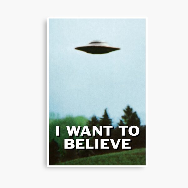 Item preview, I Want To Believe original poster designed and sold by mikemaxdesigns.