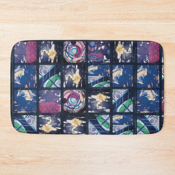 Item preview, Patchwork Pattern Abstract Art Colors of December  designed and sold by Svetlana  Horvat.