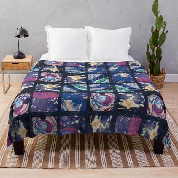 Item preview, Patchwork Pattern Abstract Art Colors of December  designed and sold by Svetlana  Horvat.
