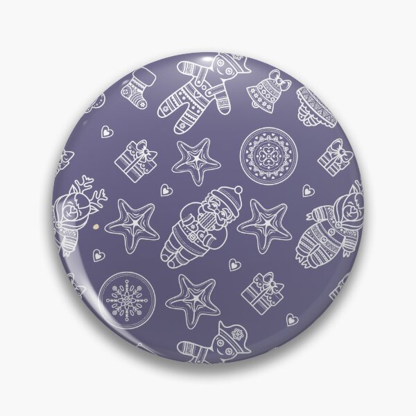 Item preview, Christmas Seamless Pattern - Blue Background With Fairies,Stars,Santa designed and sold by ImagesDesigns.