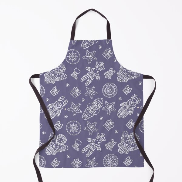 Item preview, Christmas Seamless Pattern - Blue Background With Fairies,Stars,Santa designed and sold by ImagesDesigns.