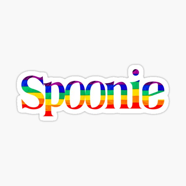 Item preview, Spoonie Rainbow Disability Design designed and sold by positivelyrheum.