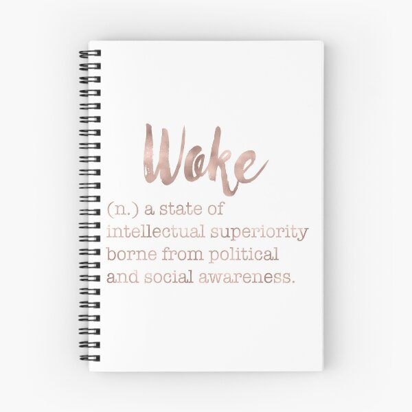 Item preview, Woke definition - rose gold designed and sold by peggieprints.