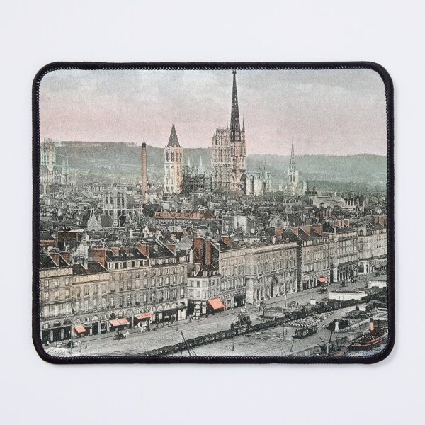 Item preview, 1905 Panoramic View of Rouen France designed and sold by historicimage.