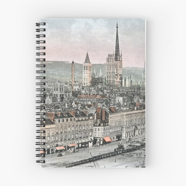 Item preview, 1905 Panoramic View of Rouen France designed and sold by historicimage.