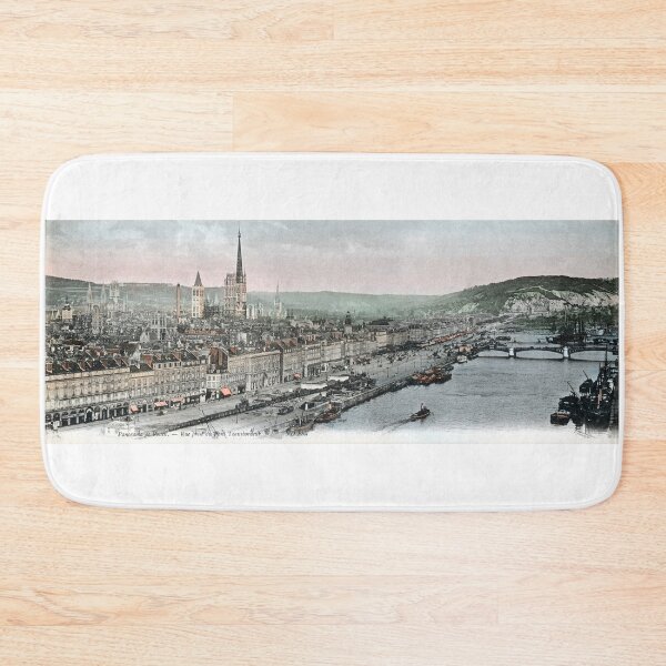 Item preview, 1905 Panoramic View of Rouen France designed and sold by historicimage.