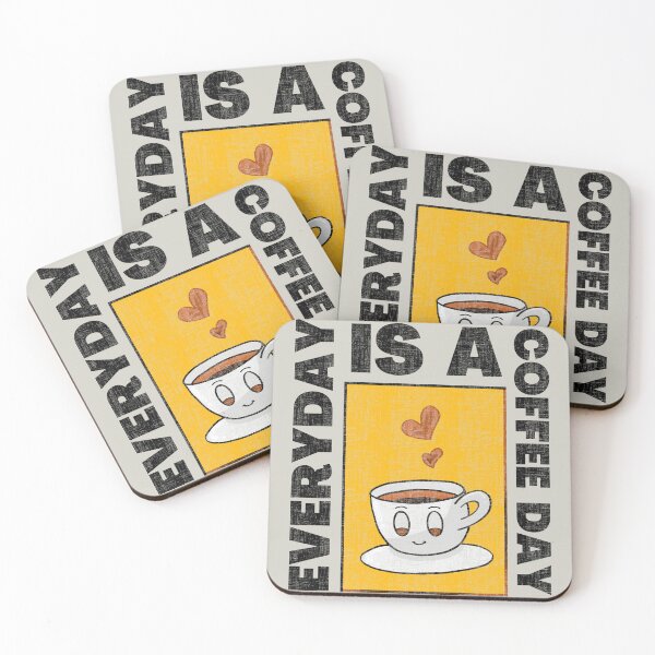 Item preview, Everyday is a coffee day - Funny coffee quote designed and sold by yococo.