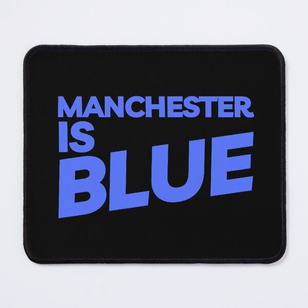 Item preview, Manchester is blue designed and sold by MagicFootball.
