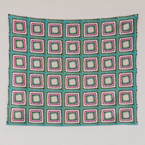 Item preview, Crochet Granny Square Rainbow designed and sold by Sasidenidesign.