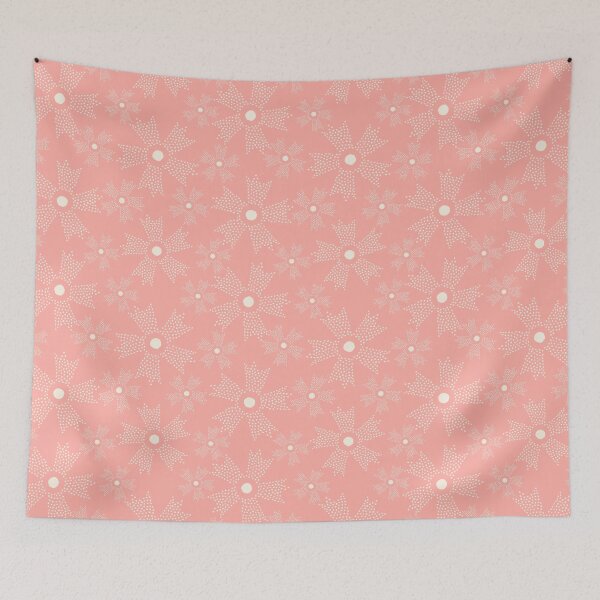 Item preview, Star Flowers pink designed and sold by Colour Angel by KV.