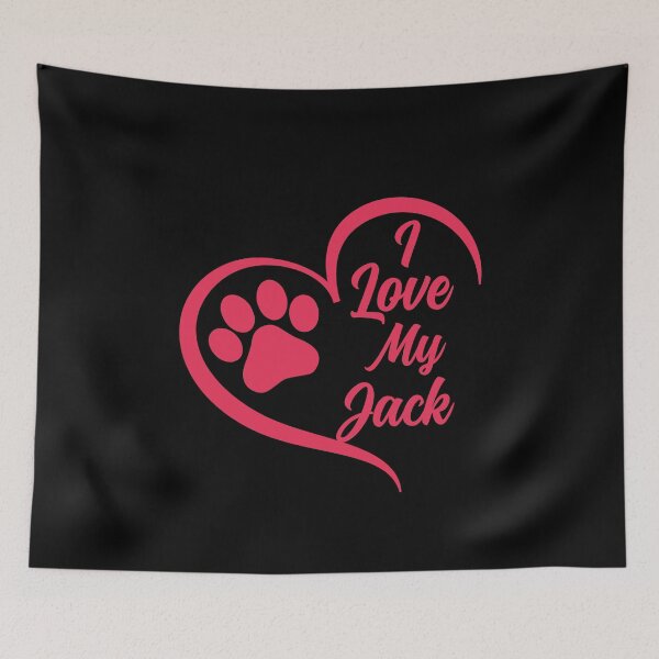 Item preview, I Love My Jack, Jack Russell Terrier Dog designed and sold by GreatWest.
