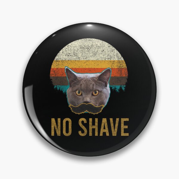 Item preview, No Shave Funny Cat with Mustache designed and sold by CHday.