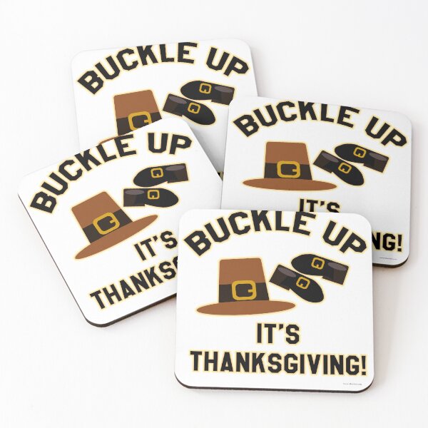 Item preview, Buckle Up Its Thanksgiving Cartoon Fun designed and sold by mytshirtfort.