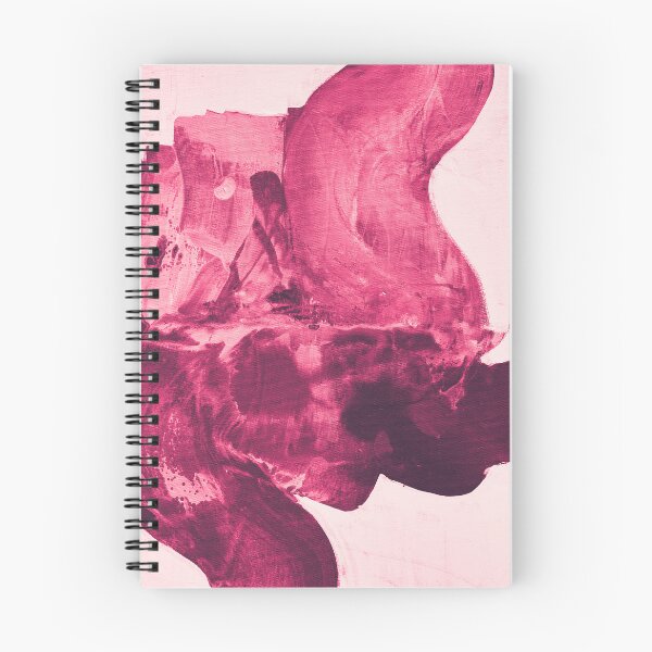 Artikelvorschau, Cabernet: Ein wunderschönes minimalistisches Gemälde in Weinrot und Pink von Alyssa Hamilton Art entworfen und verkauft von Alyssa Hamilton Art.