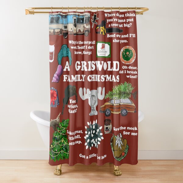 Christmas Vacation Movie Merchandise Ugly Sweater offers Rusty Griswold Home Decorations Shower Curtains you serious clark cousin family 1989