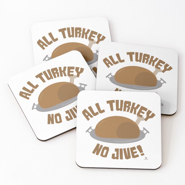Item preview, No Turkey All Jive Thanksgiving Slogan  designed and sold by mytshirtfort.