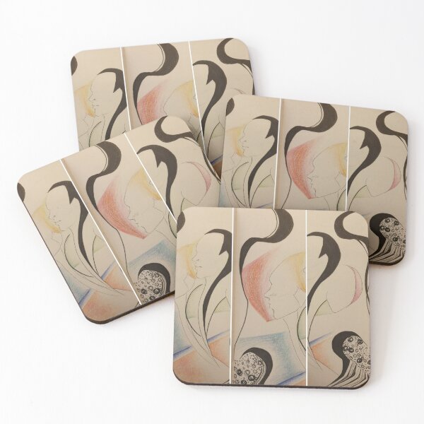 Item preview, Abstract faces trio designed and sold by EjsArtArt.