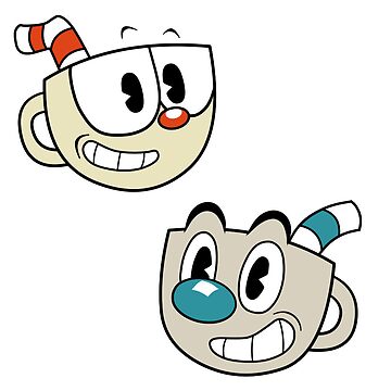 Crossed Arms Cuphead Sticker - Crossed Arms Cuphead Mugman