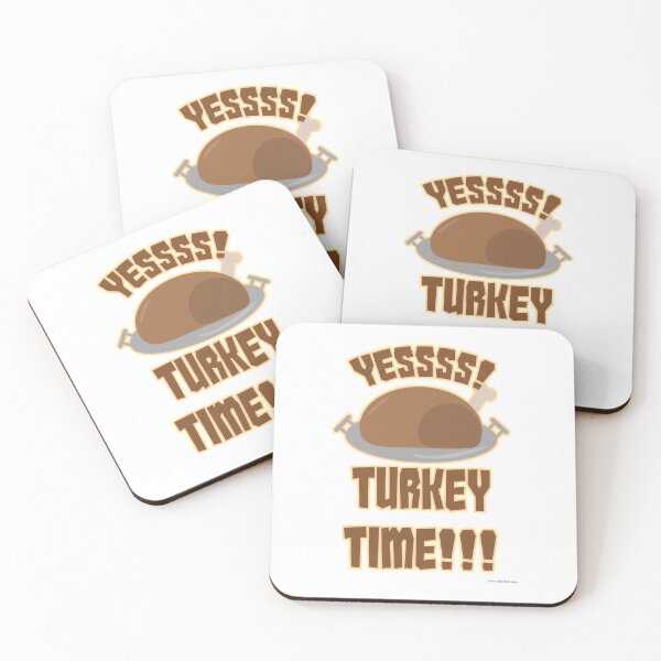 Item preview, Yes Turkey Time Fun Thanksgiving Slogan designed and sold by mytshirtfort.