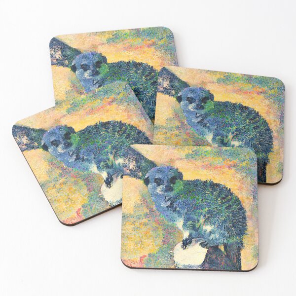 Item preview, Meerkat at the Lake District Wildlife Park, Bassenthwaite, Cumbria designed and sold by LymphomaLass.